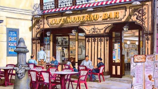 Café moderne de Logroño