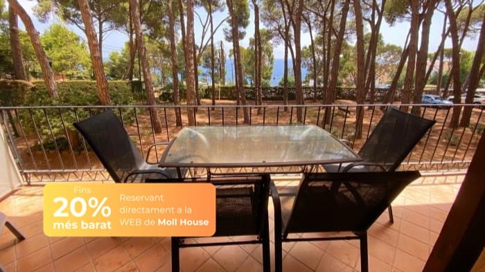 Apartament ben ubicat vista als pins, al mar en Calonge