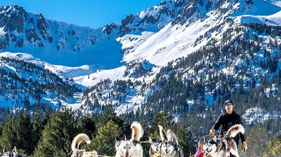 Mushing a Grandvalira en Ordino