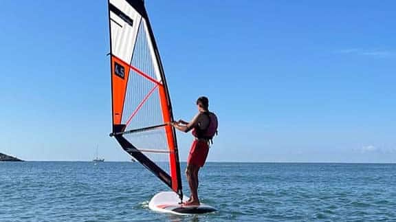 Windsurfing in Vilanova