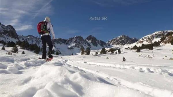 Raquetes de neu als Circs de Montmelús i Pessons en Encamp