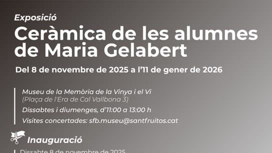 EXPOSICIÓ DE CERÀMICA DE LES ALUMNES DE MARIA GELABERT en Sant Fruitos De Bages