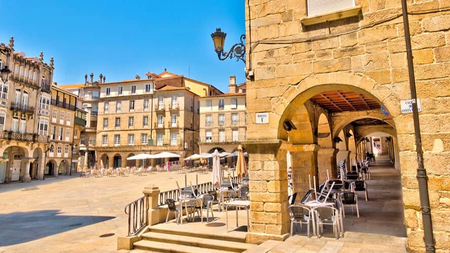 Plaza Mayor of Oursense