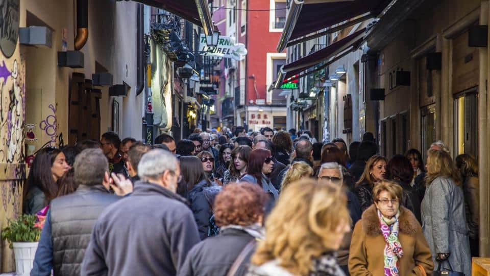 Rue Laurel à Logroño