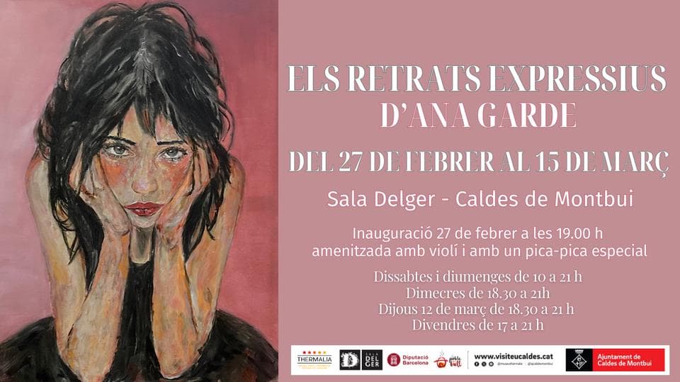 Exposició “Els retrats expressius d’Ana Garde” en Can Valls-To (Urbanitzacio)
