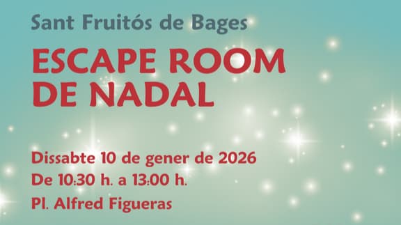 ESCAPE ROOM DE NADAL en Sant Fruitos De Bages