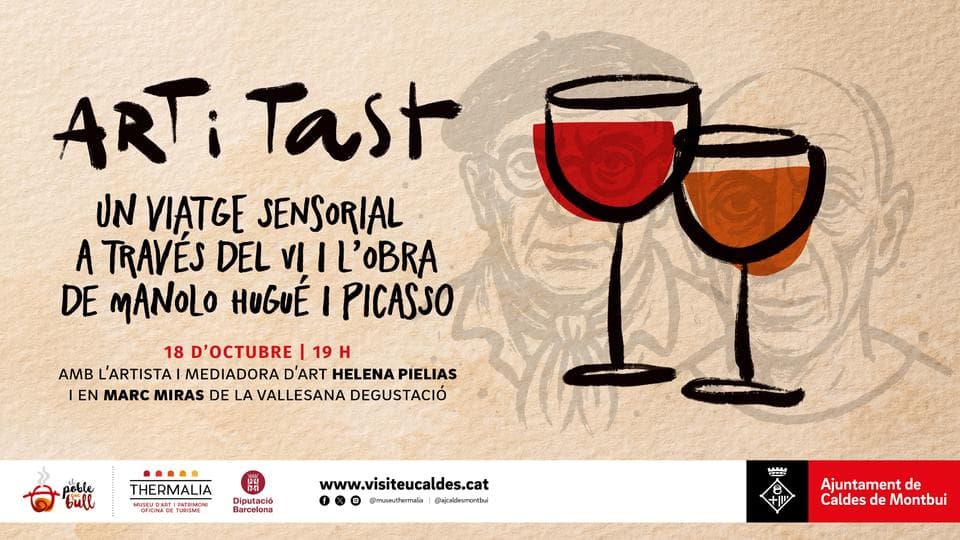Art i Tast. Un viatge sensorial a través del vi i l’obra de Manolo Hugué i Picasso en Caldes De Montbui