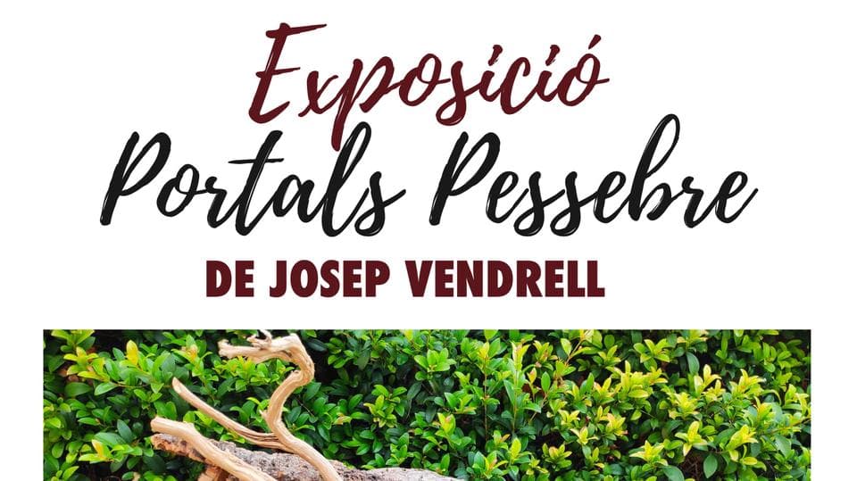Exposició. 'Portals de pessebre', de Josep Vendrell Alcober en Begues