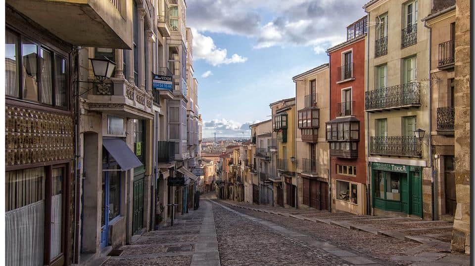 Balborraz Street in Zamora