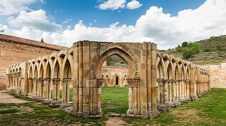 Arches of San Juan de Duero in Soria