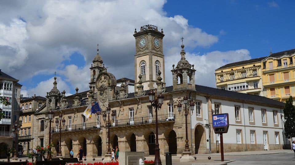 Main square of Lugo