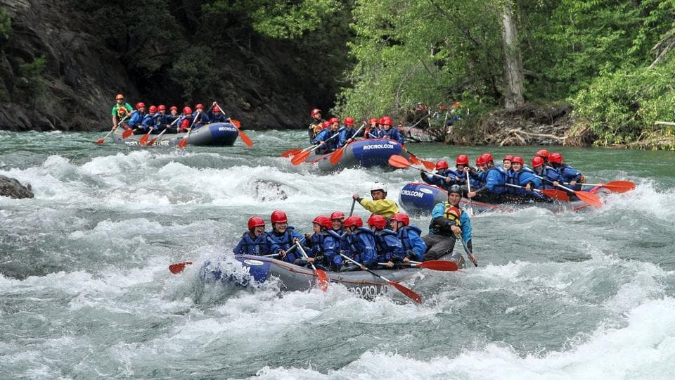 Rafting a Llavorsí en Llavorsi