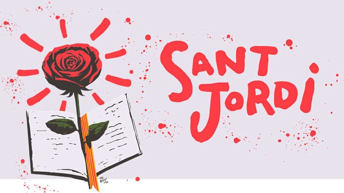 Sant Jordi a Barcelona 2026 en Barcelona