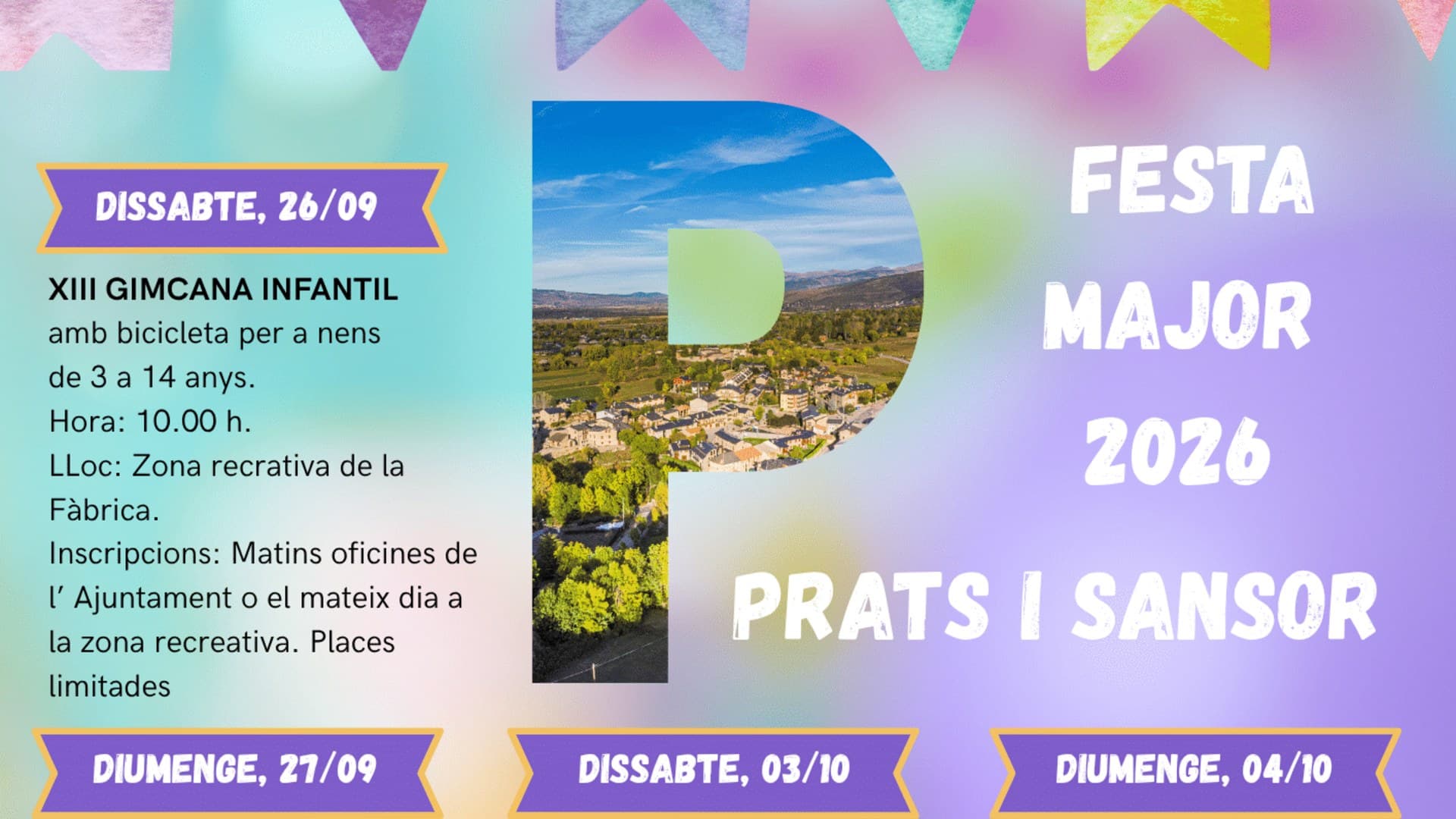 Festa Major Prats i Sansor 2026 en Prats