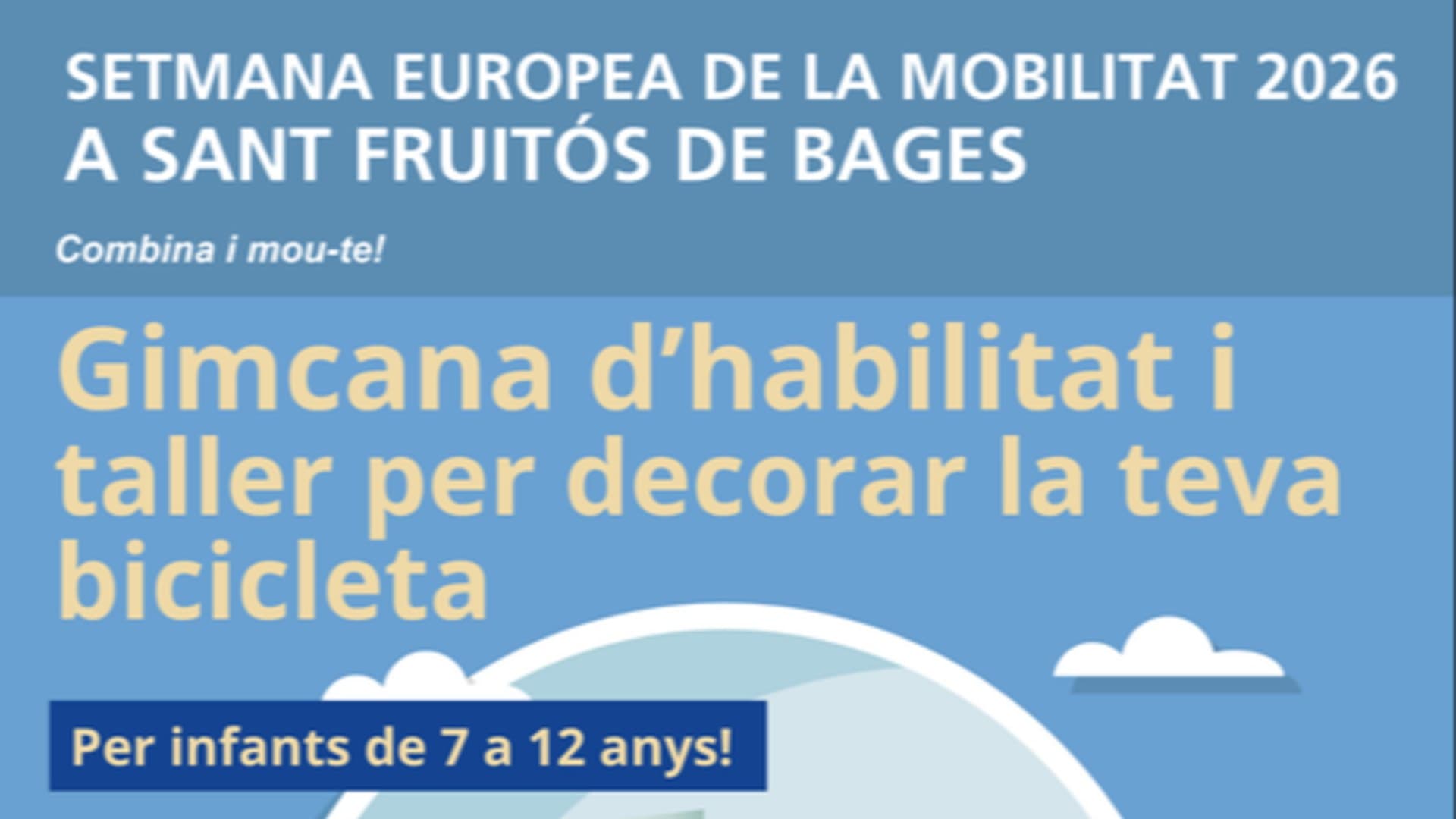 GIMCANA I TALLER - SETMANA DE LA MOBILITAT en Sant Fruitos De Bages