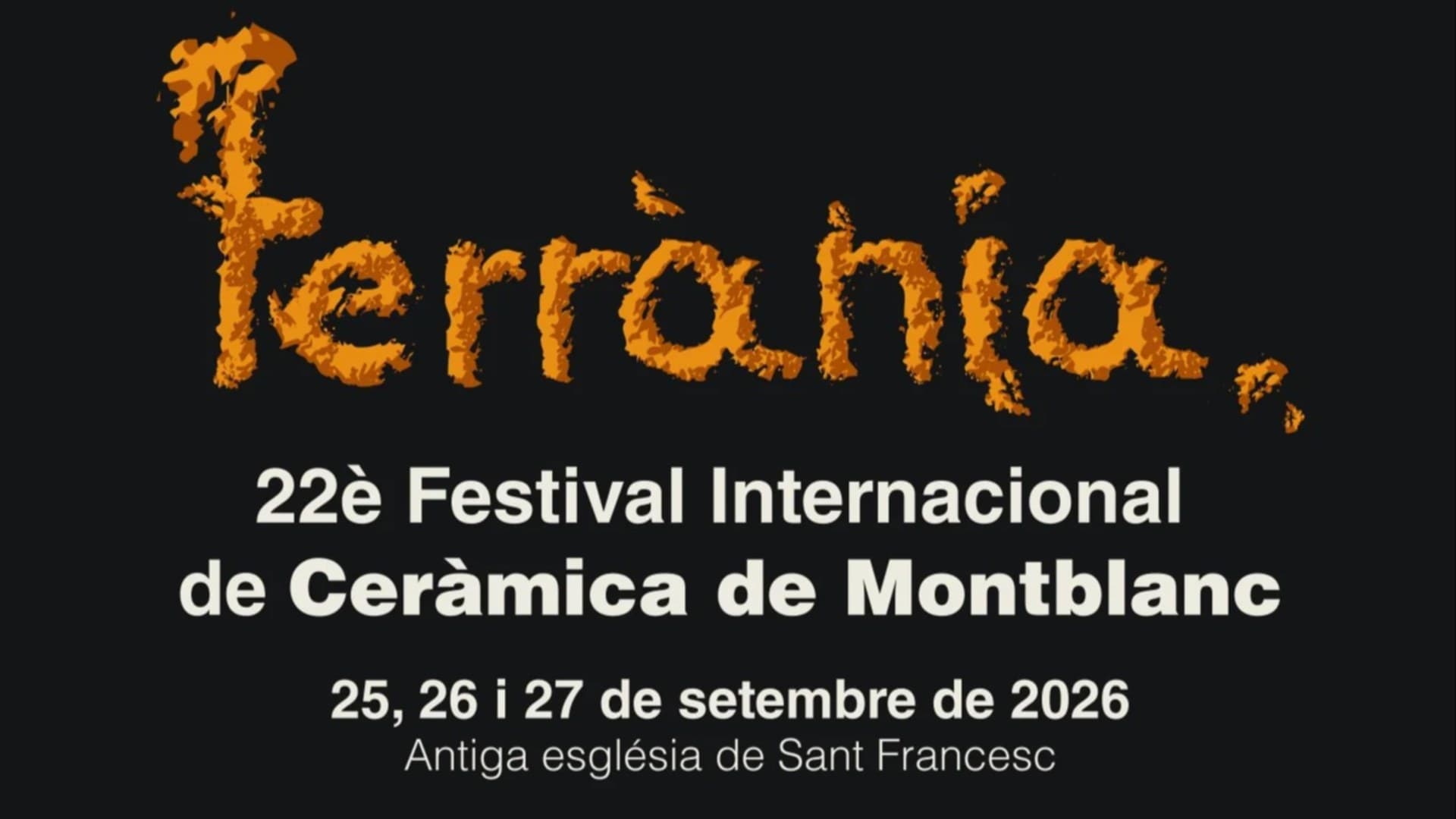 Festival Terrània 2026 en Montblanc